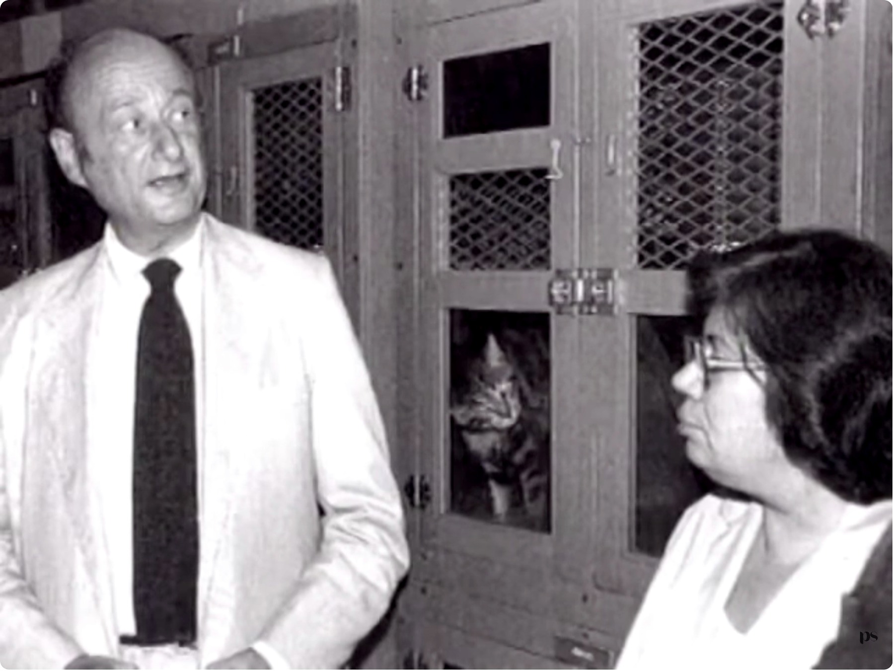 New York Mayor Ed Koch during Henry Spira’s animal-rights campaign