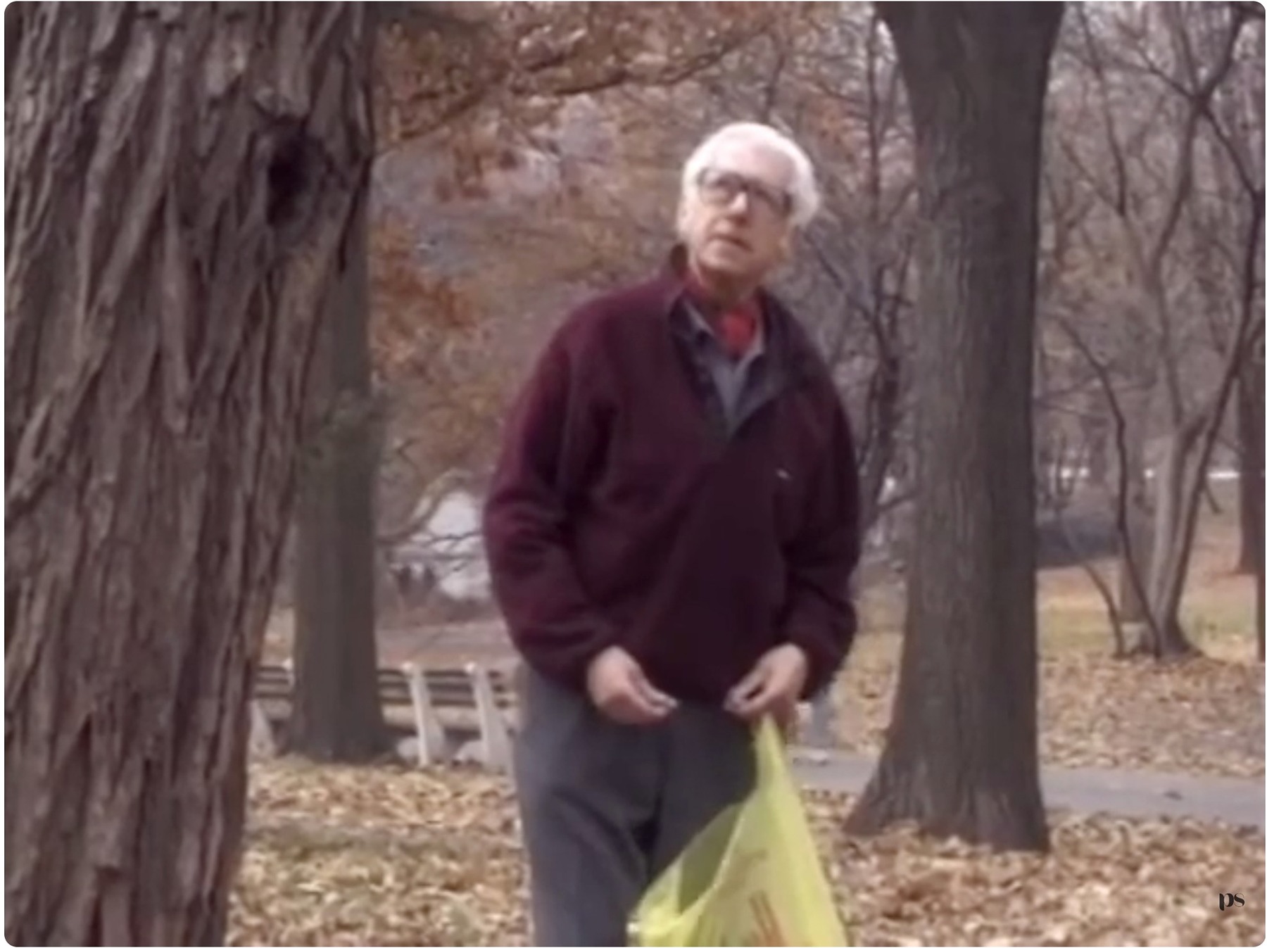Henry Spira in Central Park